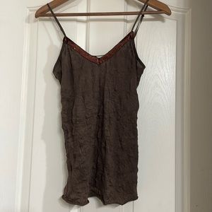 Cute Brown Cami Size Medium